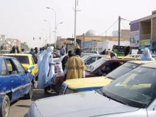 سيارات أجرة في أحد شوارع نواكشوط