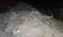 صورة من بقايا المنزل المحطم من قبل المنطقة الحرة حسب رواية أهله/ تصوير الأخبار