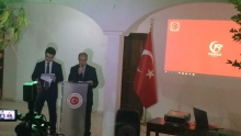 السفير التركي في نواكشوط محمد بيلير خلال كلمة في تخليد الذكرى الثانية للمحاولة الانقلابية 2016