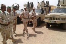 البعثة التفتيشية في مقر الكتيبة الموريتانية ضمن القوة المشتركة لمجموعة دول الساحل الخمس 