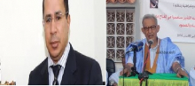رئيس حزب التكتل أحمد ولد داداه، ورئيس حزب "إيناد" عبد القدوس ولد اعبيدنا