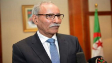 الرئيس الصحراوي والأمين العام لجبهة البوليساريو إبراهيم غالى