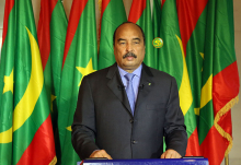 الرئيس محمد ولد عبد العزيز خلال خطابه بمناسبة شهر رمضان الكريم (وما)