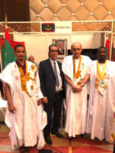 الوفد الموريتاني المشارك في احتفالات العيد الإفريقي في الكويت 
