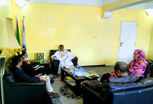 وفد مركز "كارتر" خلال لقائه مع وفد من قيادة حزب الاتحاد من أجل الجمهورية 