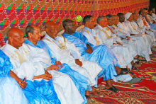 جانب من حضور افتتاح الموسم العلمي الرمضاني الثامن للدرك (وما)