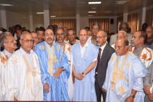 عشرات المحامين حضروا الاجتماع المنعقد في مقر حملة ولد الغزواني بنواكشوط 