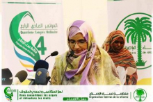 رئيسة المنظمة النسائية المنتخبة النائب البرلماني عيشة بونا