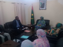 وزيرة التهذيب والتكوين المهني الناها بنت مكناس خلال لقائها مع مكتب الاتحادية الوطنية لرابطات آباء التلاميذ والطلاب (الأخبار)