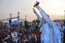 ولد غزواني خلال خطابه في مهرجان كيهيدي مساء اليوم 