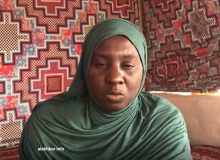 ساليمتا سي زوجة الصحفي صيدو كامارا الموقوف منذ أمس لدى أجهزة الأمن الموريتانية