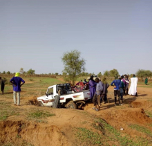 سيارة المواطن الموريتاني القتيل داخل الأراضي المالية