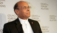 الرئيس التونسي السابق المنصف المرزوقي