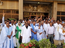 الأطباء في ختام جمعية عمومية لهم يوم 20 مايو الماضي رفضوا خلالها عرضا حكوميا بوقف الإضراب لبدء التفاوض 