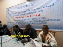 جانب من الافتتاح الرسمي للملتقي بمدينة نواذيب/ تصوير الأخبار