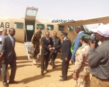 زيارة سابقة أداها الرئيس الموريتاني لإحدى مدن الداخل (أرشيف / الأخبار)