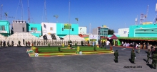 ساحة احتفال الجمارك بعيدهم الدولي في ميناء نواكشوط اليوم الجمعة (الأخبار)