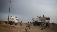 قوات تابعة لبعثة الأمم المتحدة في مالي بمدينة كيدال شمال البلاد خلال سبتمبر 2015.