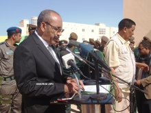 وزير الداخلية واللامركزية أحمد ولد عبد الله خلال نشاط عمومي سابق (الأخبار - أرشيف)