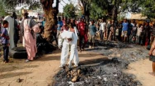 هجوم انتحاري سابق بمدينة مايدوغري شمال شرقي نيجيريا.