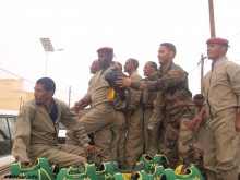 جنود من فيلق المظليين في احتفالات عيد الاستقلال 2016 بمدينة أطار ـ (أرشيف الأخبار)