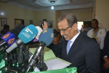 محمد فال ولد بلال رئيس اللجنة الوطنية المستقلة للانتخابات.
