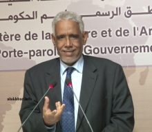 وزير العدل الخارج من التشكلة الحكومية إبراهيم ولد داداه خلال مؤتمر صحفي سابق (الأخبار - أرشيف)