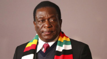 رئيس زيمبابوي إميرسون منانغاغوا.