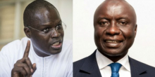إدريسا سك المترشح للرئاسة السنغالية والخليفة صال العمدة السابق لداكار المعتقل.