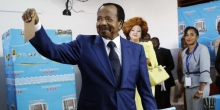 بول بيا الرئيس الكاميروني المنتخب لمأمورية رئاسية سابعة.