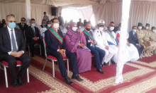 جانب من زيارة الرئيس الموريتاني محمد الغزواني في 28 أغسطس الماضي لنواذيبو/ أرشيف الأخبار