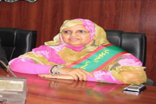 رئيسة جهة نواكشوط فاطمة بنت عبد المالك (وما)
