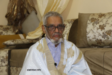 النائب البرلماني السابق محمد المصطفى ولد بدر الدين خلال حديثه للأخبار