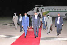 الرئيس محمد ولد الغزواني في المطار عائدا من انجامينا (وما)