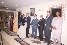 وزير الخارجية الموريتاني إسماعيل ولد الشيخ أحمد خلال نقطة صحفية اليوم (وما)