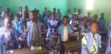 تلاميذ داخل فصلهم بإحدى مدارس العاصمة نواكشوط