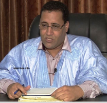 منسق حملة حزب الإنصاف الحاكم في نواكشوط الوزير السابق المختار ولد اجاي (الأخبار - أرشيف)