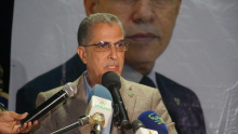 المندوب العام لمندوبية "تآزر" حمود ولد امحمد خلال خطابه في افتتاح المهرجان 