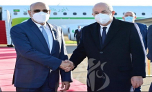 الرئيس الجزائري عبد المجيد تبون، في استقبال الرئيس الموريتاني محمد ولد الغزواني 