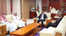 رئيس اتحاد أرباب العمل الموريتانيين خلال لقائه مع السفير السعودي في موريتانيا