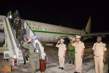 وحدة الدرك بعيد وصولها مطار نواكشوط الدولي ليلة البارحة (وما)