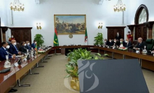 مباحثات الوفدين الموريتاني والجزائري بحضور رئيسي البلدين