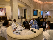 مكتب الجالية الموريتانية في قطر خلال لقائه مع وزير الصحة المختار ولد داهي