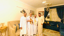 ممثلون عن الجالية خلال اللقاء مع القنصل العام محمد ولد ببانه