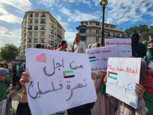 تظاهرات مناصرة لفلسطين في الجزائر 