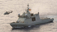 سفينة عسكرية تابعة للبحرية الأسبانية