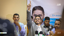 المرشح الرئاسي غير المعتمد، ورئيس حزب موريتانيا إلى الأمام (قيد الترخيص) الدكتور نور الدين محمدو