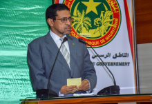 وزير الصحة محمد نذر حامد خلال مؤتمر صحفي سابق (الأخبار - أرشيف)