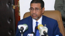 وزير الصحة محمد نذير ولد حامد خلال نشاط سابق