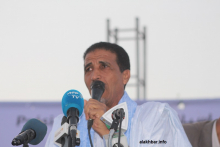  رئيس حزب اتحاد قوى التقدم الدكتور محمد ولد مولود خلال نشاط سابق (الأخبار - أرشيف)
